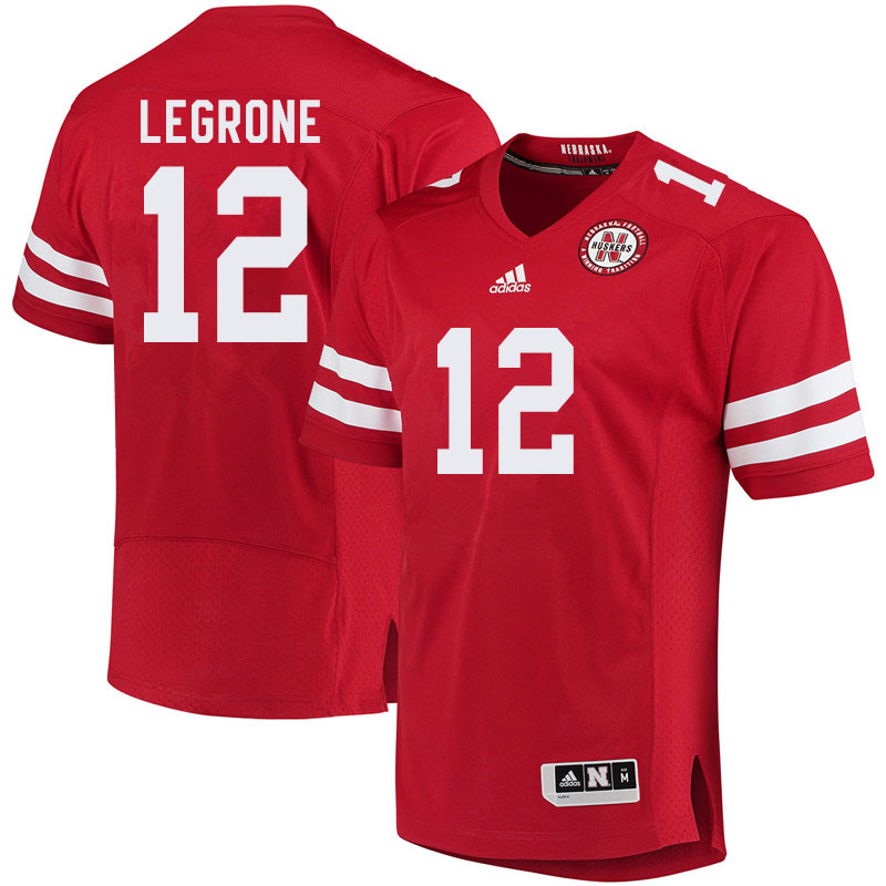 Men #12 Katerian LeGrone Nebraska Cornhuskers College Football Jerseys Sale-Red